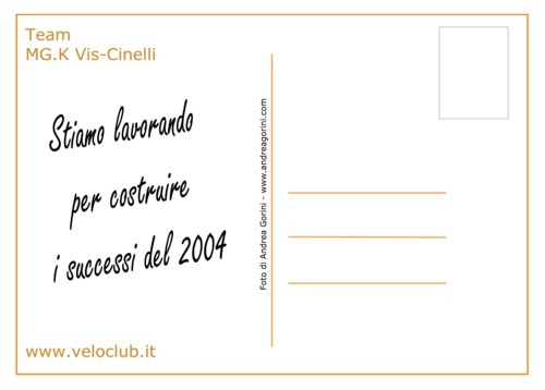 retro di Stiamo costruendo i successi del 2004